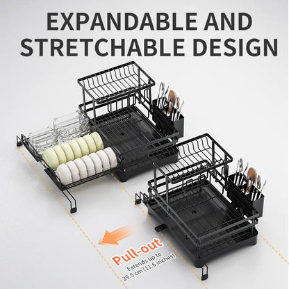 Foldable Over Sink Dish Drying Rack