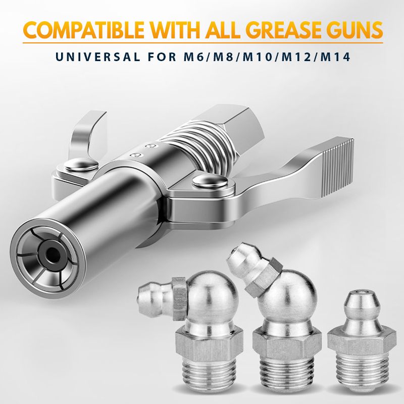 🔥Hot Sale🔥High Pressure Dual Handle Grease Gun Coupler（50% OFF）