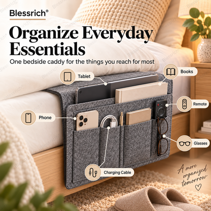⏰🔥LIMITED TIME OFFER: 50% OFF!💞Bedside organiser – Smart storage without a bedside table