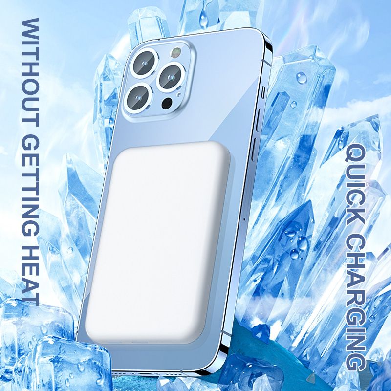 15W Wireless Magnetic Power Bank - 5000mAh/10000mAh Fast Charging Portable Charger
