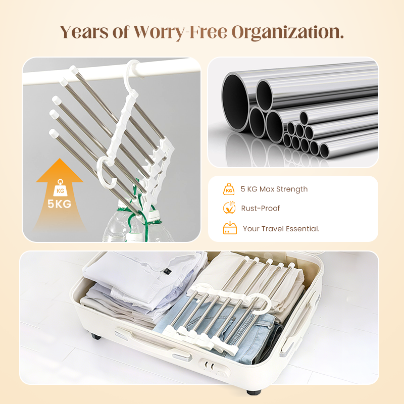 💗Household Multifunctional Telescopic Folding Multi-layer Pants Storage Rack