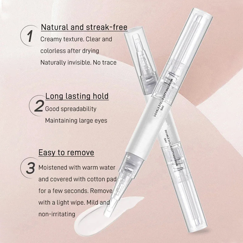 🔥 Double Eyelid Defining Cream Fast-drying, invisible, waterproof – natural-looking double eyelids without tape. 🌸