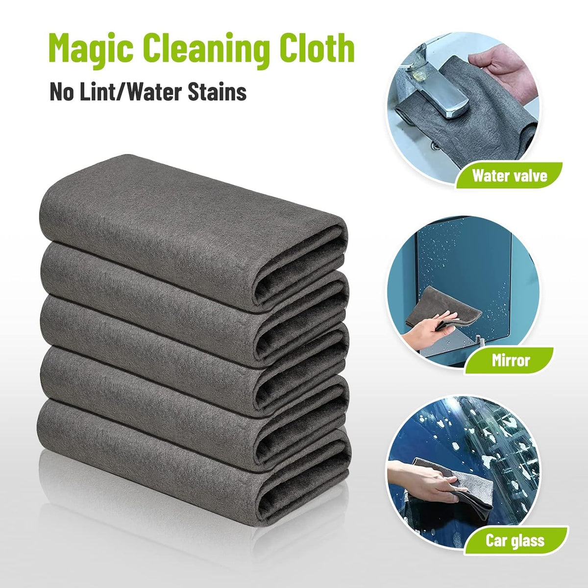 🔥Buy 1 Get 1 Free✨20 Counts Magic Cleaning Cloth, Reuseable Thickened Streak Free Magic Cleaning Wipes