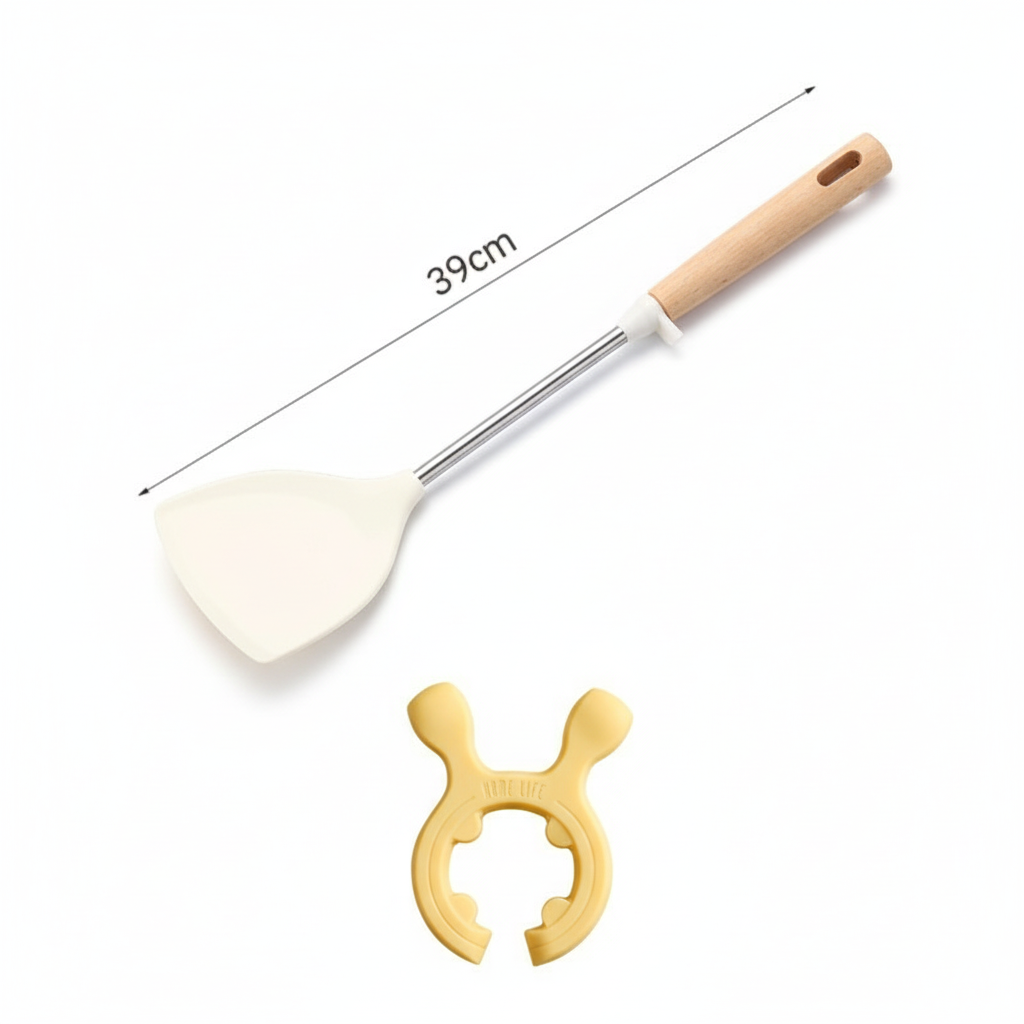 Multifunction Silicone Pot Handle Spatula Rack