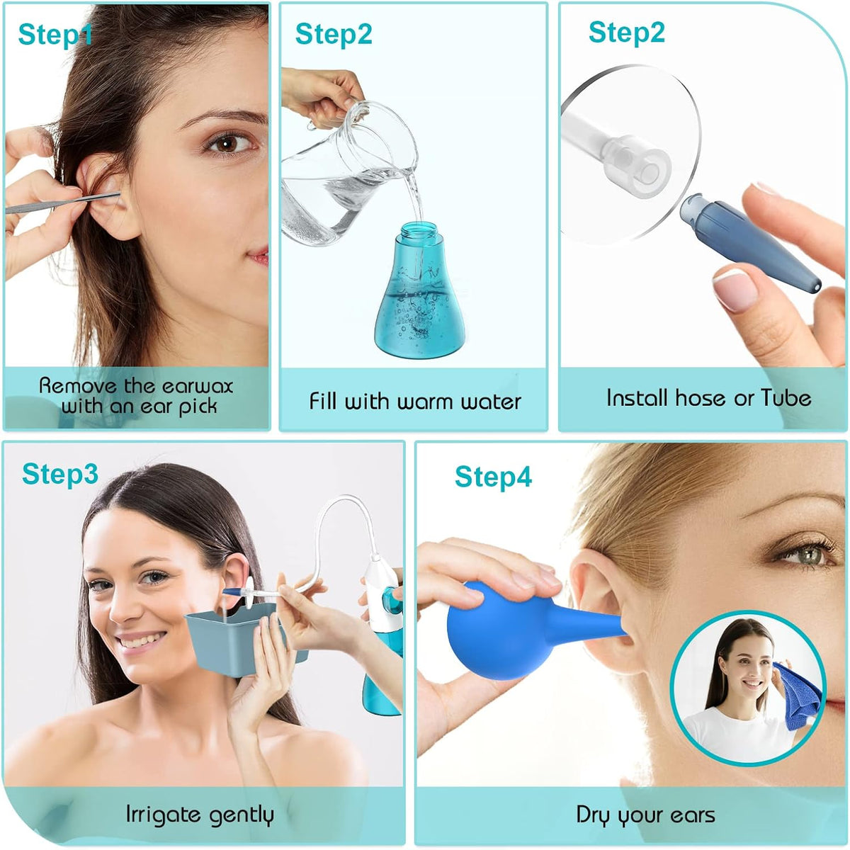 👂Ear Wax Removal Kit – Safe, Gentle & Reusable Silicone Spoon for Easy, Hygienic Ear Cleaning✨🛡️
