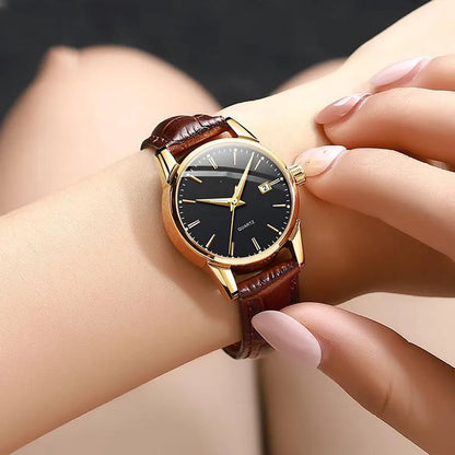 Fashion Waterproof Quartz Watch | Unisex Luxury Timepiece for Men & Women