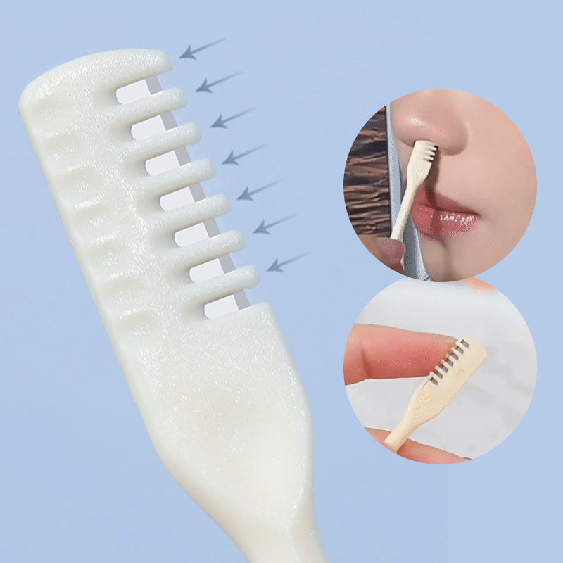 2-in-1 Manual Rotary Nose Hair Cleaner & Trimmer
