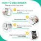 Savings Challenge Book with 100 Envelopes - Money Saving Binder Kit with Reusable Tracker