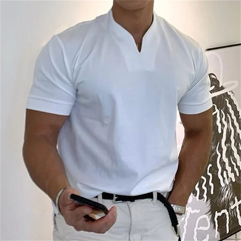 🥳💞Over 50,000 sold!💥Business-casual fitness T-shirt – stay cool and comfortable from the office to the gym. Soft to the touch, breathable and with a sharp cut. An essential addition to your everyday wardrobe💎