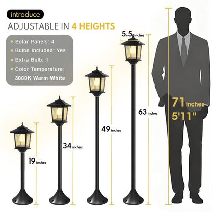 Patio walkway Backyard garden Porch decor Floor lamp