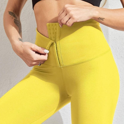 📢📢50% OFF !! ⏰High-Waist Tummy Control Leggings – Built-in Shapewear, Adjustable Corset Waistband & Super Stretchy ✨