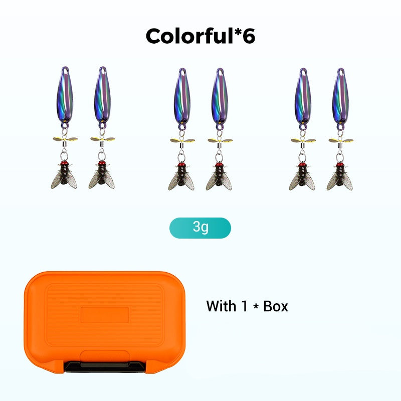 🎣LIMITED-TIME 50% OFF!⚡Metal Propeller Fishing Lure – Sharp Attraction, Smooth Rotation🎯