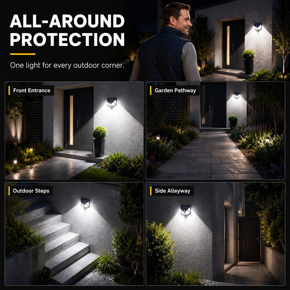🌞 Motion Sensor Solar Lights – Bright Outdoor Lighting, Light Up Paths, Gardens & Driveways Automatically ✨