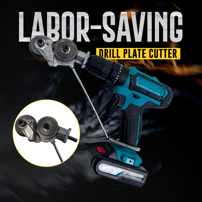 🔩LIMITED-TIME 50% OFF✨Electric Drill Plate Cutter – Metal Gear, Precise, Lightweight, Safe ⚙️