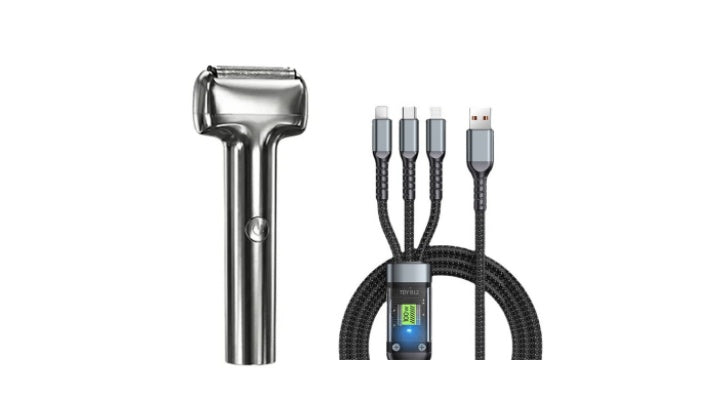 🪒Men's Rechargeable Foil Electric Shaver ⚡🧔– Efficient Close Shaving, Cordless Portable Wet & Dry Beard Razor for Daily Grooming