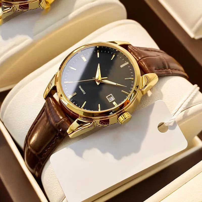 Fashion Waterproof Quartz Watch | Unisex Luxury Timepiece for Men & Women