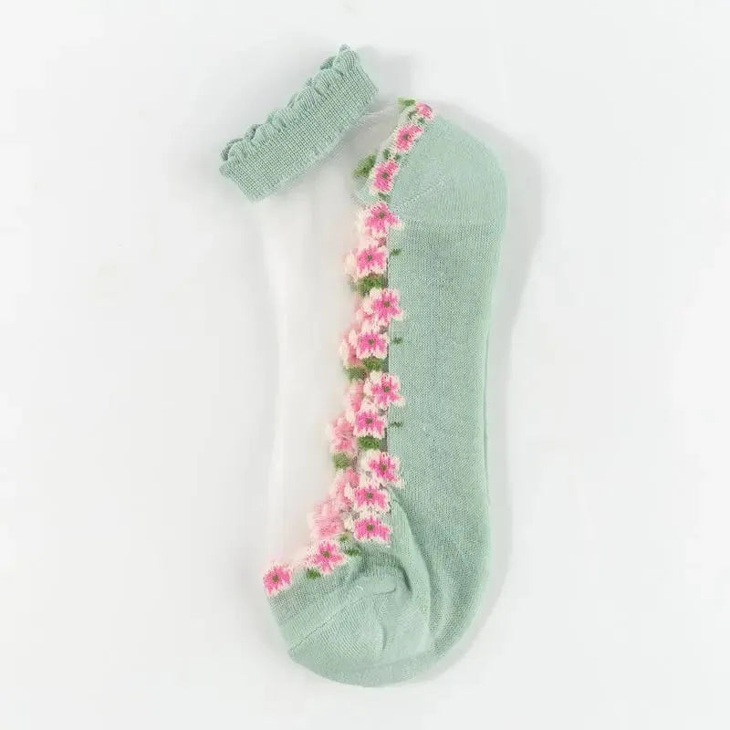 🌺Floral Lace Women's Spring Summer Ankle Socks