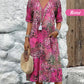 💥2026 Hot Sale 50% OFF🤩Safari Chic Leopard Dress