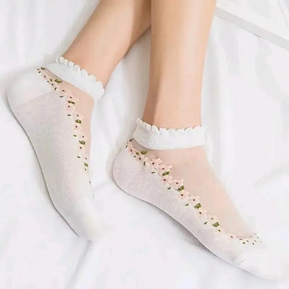 🌺Floral Lace Women's Spring Summer Ankle Socks