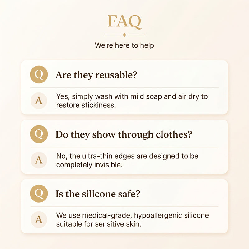 💞Buy 1, Get 1 FREE!🌈✨Invisible Adhesive Nipple Covers with a Lifting Effect for Women