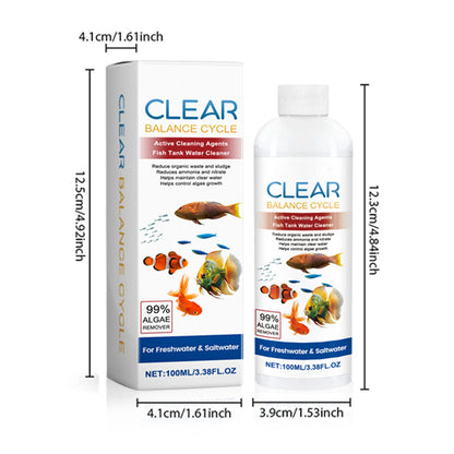 🐠BUY MORE GET MORE FREE💧Powerful Aquarium Water Clarifier – Clears Cloudy Water, Safe for Fish & Fast-Acting🌿