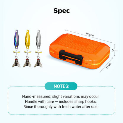 🎣LIMITED-TIME 50% OFF!⚡Metal Propeller Fishing Lure – Sharp Attraction, Smooth Rotation🎯