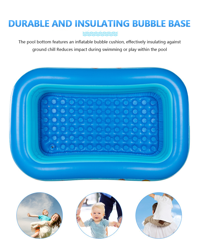 📢📢50% OFF !! ⏰ Children's Inflatable Pool – Sturdy PVC & easy setup – Perfect for backyard fun on hot days – safe and colourful for kids 🌞✨