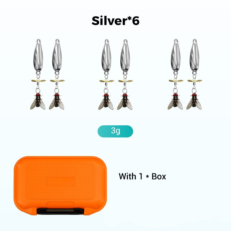 🎣LIMITED-TIME 50% OFF!⚡Metal Propeller Fishing Lure – Sharp Attraction, Smooth Rotation🎯