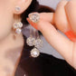 🔥2026 New Arrival ＆ Hot Sale ＆ 50％ Off🔥Zircon Round Petal Earrings – Hypoallergenic, Real Gold Plated & Dazzling Diamond Sparkle 💛