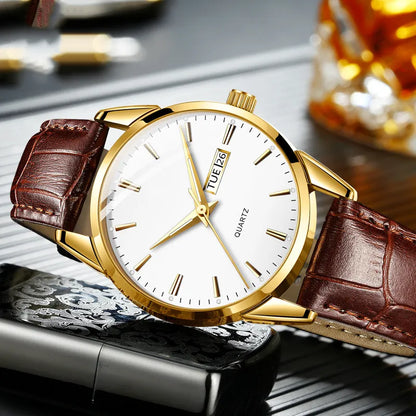Fashion Waterproof Quartz Watch | Unisex Luxury Timepiece for Men & Women