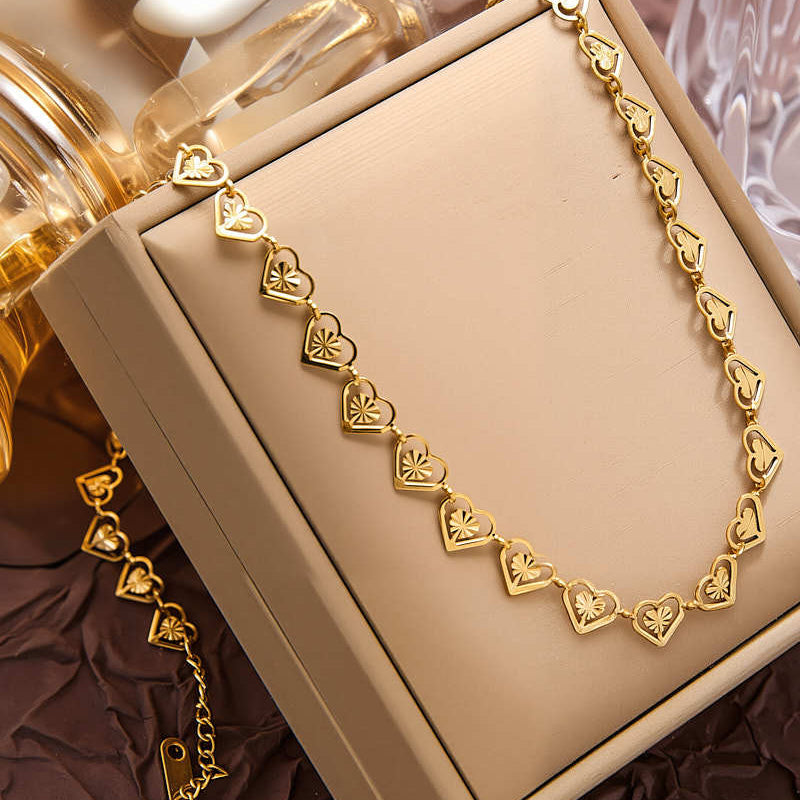 ✨🌙 50% OFF! 💖2026 Sale — Over 19,400 Sold! Radiant Heart Necklace – Whisper-Light, Day-to-Night Glow 💫