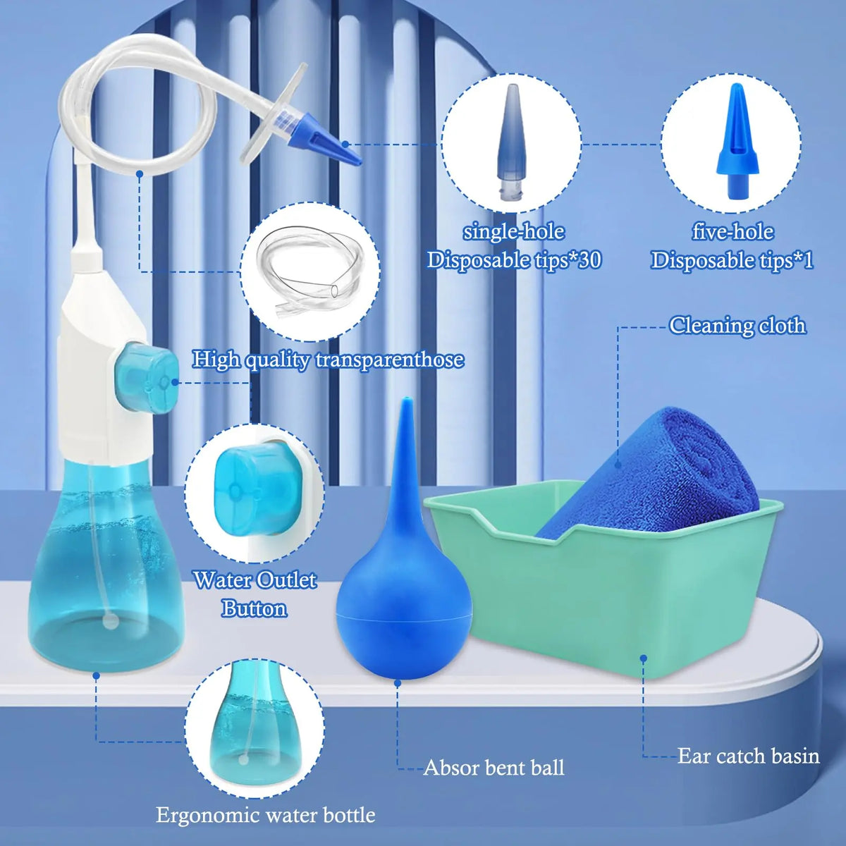 👂Ear Wax Removal Kit – Safe, Gentle & Reusable Silicone Spoon for Easy, Hygienic Ear Cleaning✨🛡️