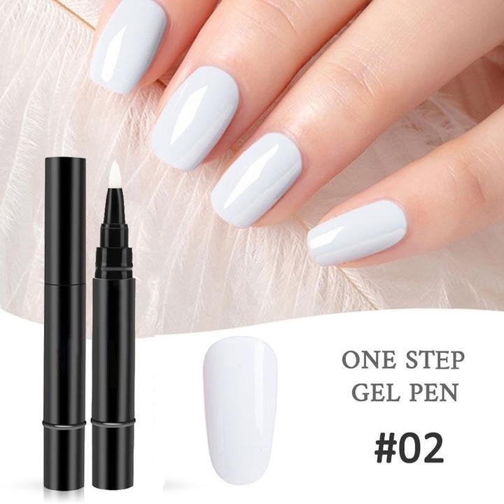 ✨One Step Nail Gel Pen🎨Free handheld mini UV nail lamp💡