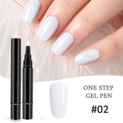 ✨One Step Nail Gel Pen🎨Free handheld mini UV nail lamp💡