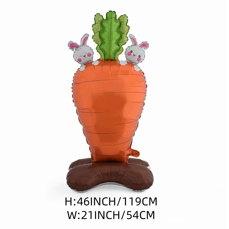 🐰🎉Giant 3D Standing Bunny Balloon Self-Supporting Festive Cheer