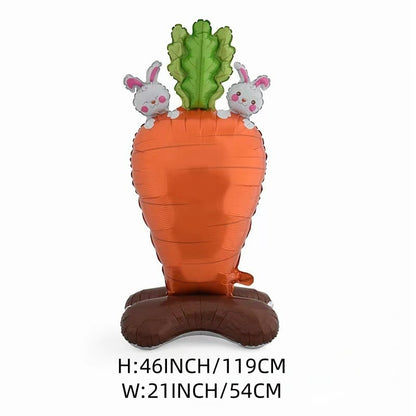 🐰🎉Giant 3D Standing Bunny Balloon Self-Supporting Festive Cheer