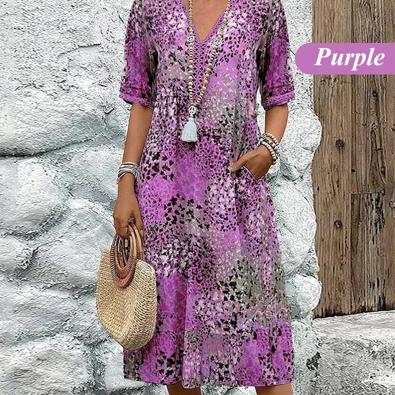💥2026 Hot Sale 50% OFF🤩Safari Chic Leopard Dress