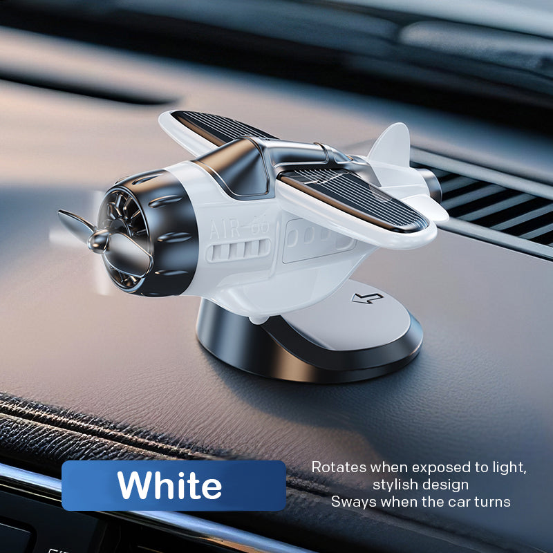 🎁2026 Limited Time Sale - 50% OFF🔥Solar powered airplane shaped car ornaments