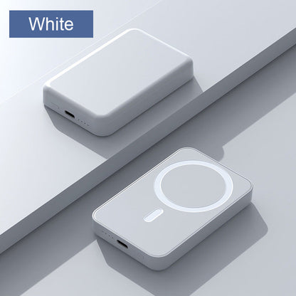15W Wireless Magnetic Power Bank - 5000mAh/10000mAh Fast Charging Portable Charger
