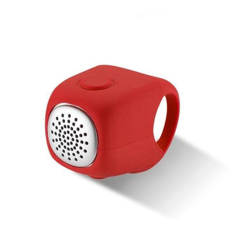 Electric Bike Horn | 90dB Car-Sound, 3 Tones, Weatherproof, USB Rechargeable | Fits Most Handlebars | Green, Blue, Black