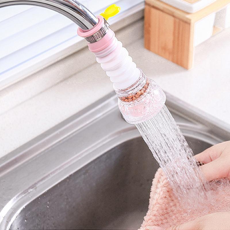 Faucet Booster Filter | Splash-Proof, 360° Rotatable, Retractable
