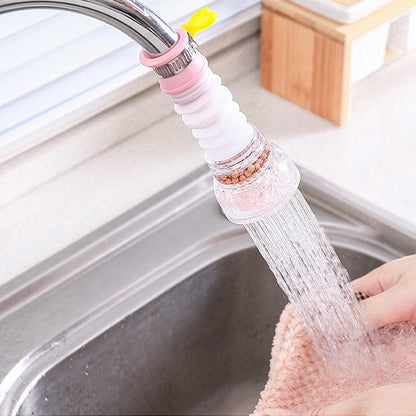 Faucet Booster Filter | Splash-Proof, 360° Rotatable, Retractable