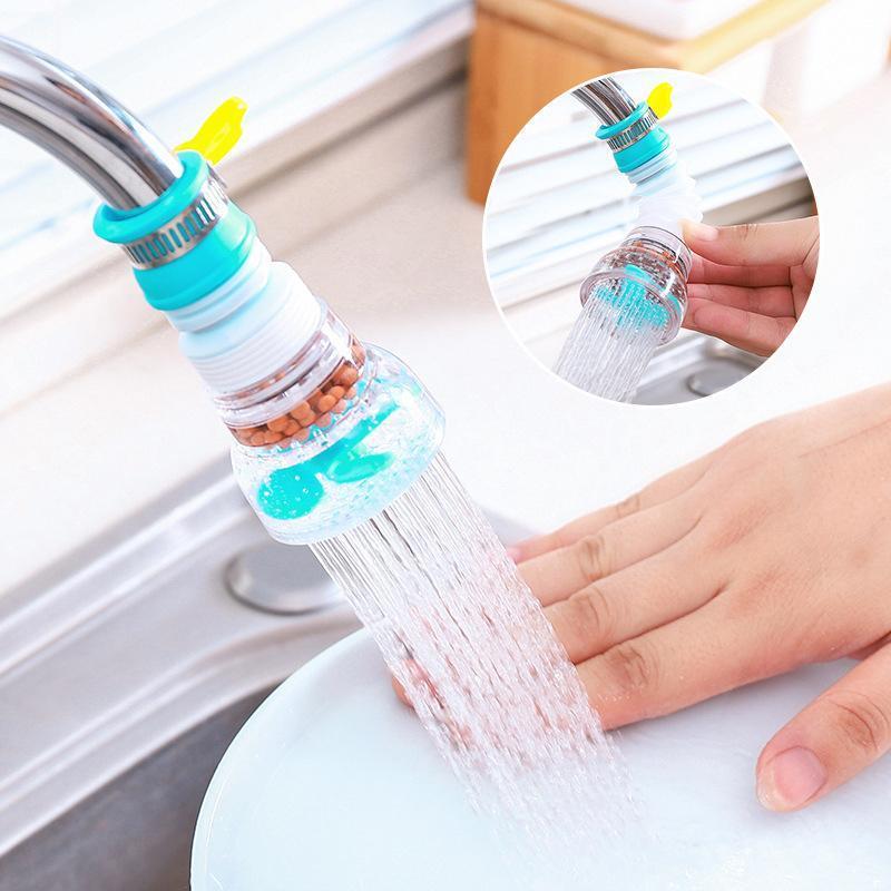 Faucet Booster Filter | Splash-Proof, 360° Rotatable, Retractable