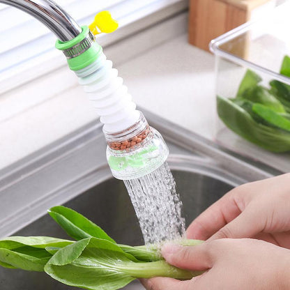 Faucet Booster Filter | Splash-Proof, 360° Rotatable, Retractable