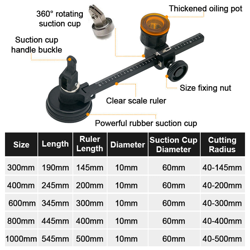 📢📢50% OFF !!⏰Glass Compass Gauge Cutter