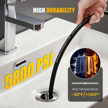 5800PSI Sewer Jetter Kit for Pressure Washer