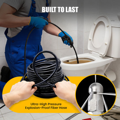 5800PSI Sewer Jetter Kit for Pressure Washer