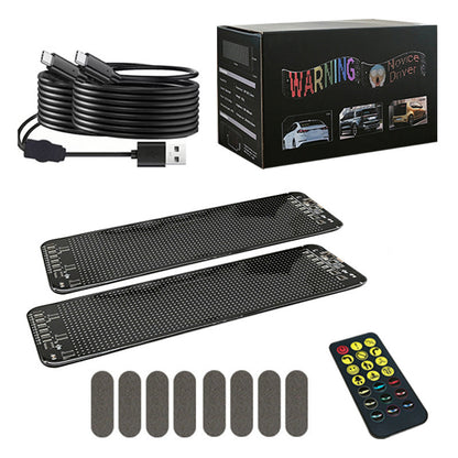 Colorful Eye Lamp LED Soft Screen for Car Windows - App Controlled, Waterproof IP65, USB Powered