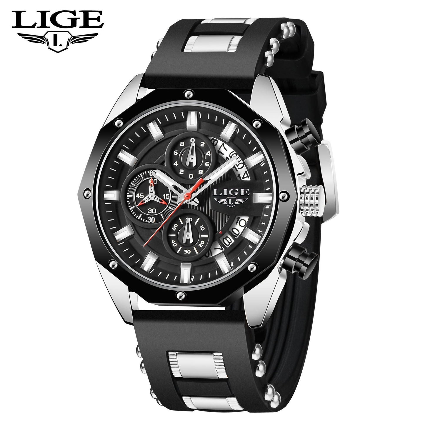 ⏳Time-Limited Special⏰Men's Outdoor Waterproof Sport Quartz Watch – Chronograph function, durable & water-resistant – Perfect for sports, travel & daily wear 🏃‍♂️
