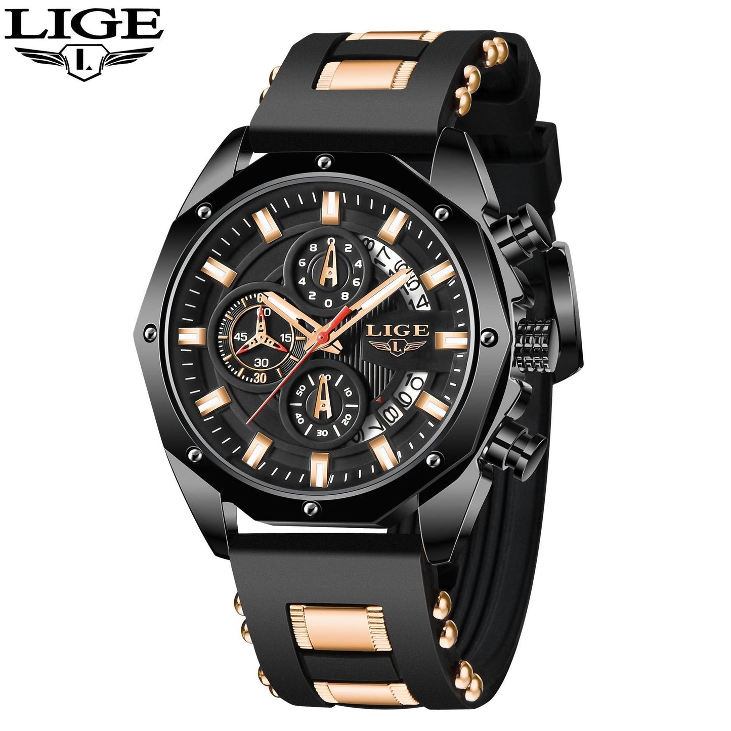 ⏳Time-Limited Special⏰Men's Outdoor Waterproof Sport Quartz Watch – Chronograph function, durable & water-resistant – Perfect for sports, travel & daily wear 🏃‍♂️